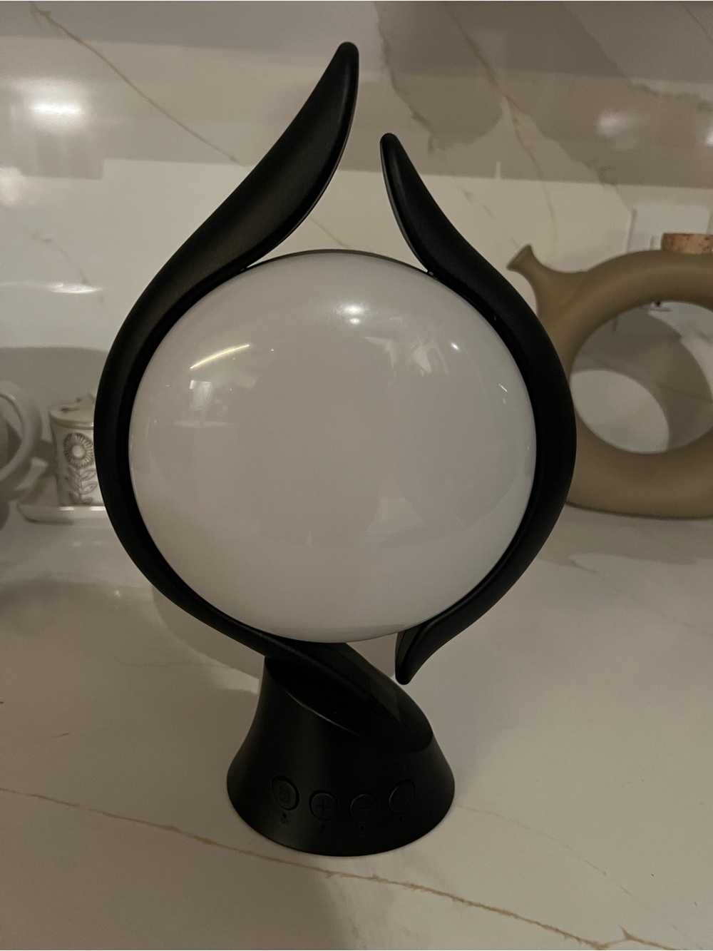 Black and White LED Vanity Lamp - Delivering vitamin D during dark months